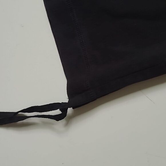 NEW PM RELAXED COMFORT TECH BLACK LIGHTWEIGHT CAPRI PANTS PETITE MEDIUM NWT - Picture 2 of 10